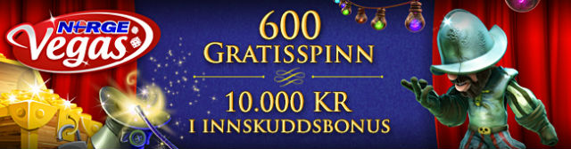 Norge Vegas bonus front